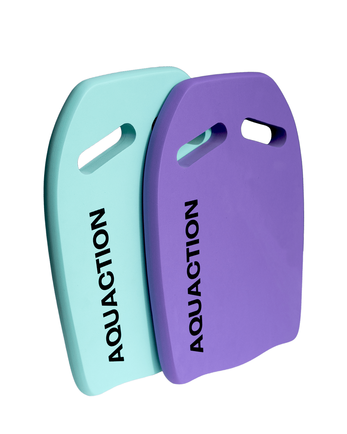 Aqua Kickboard 2.0 uimalauta käsiaukoilla, violettiAquaction