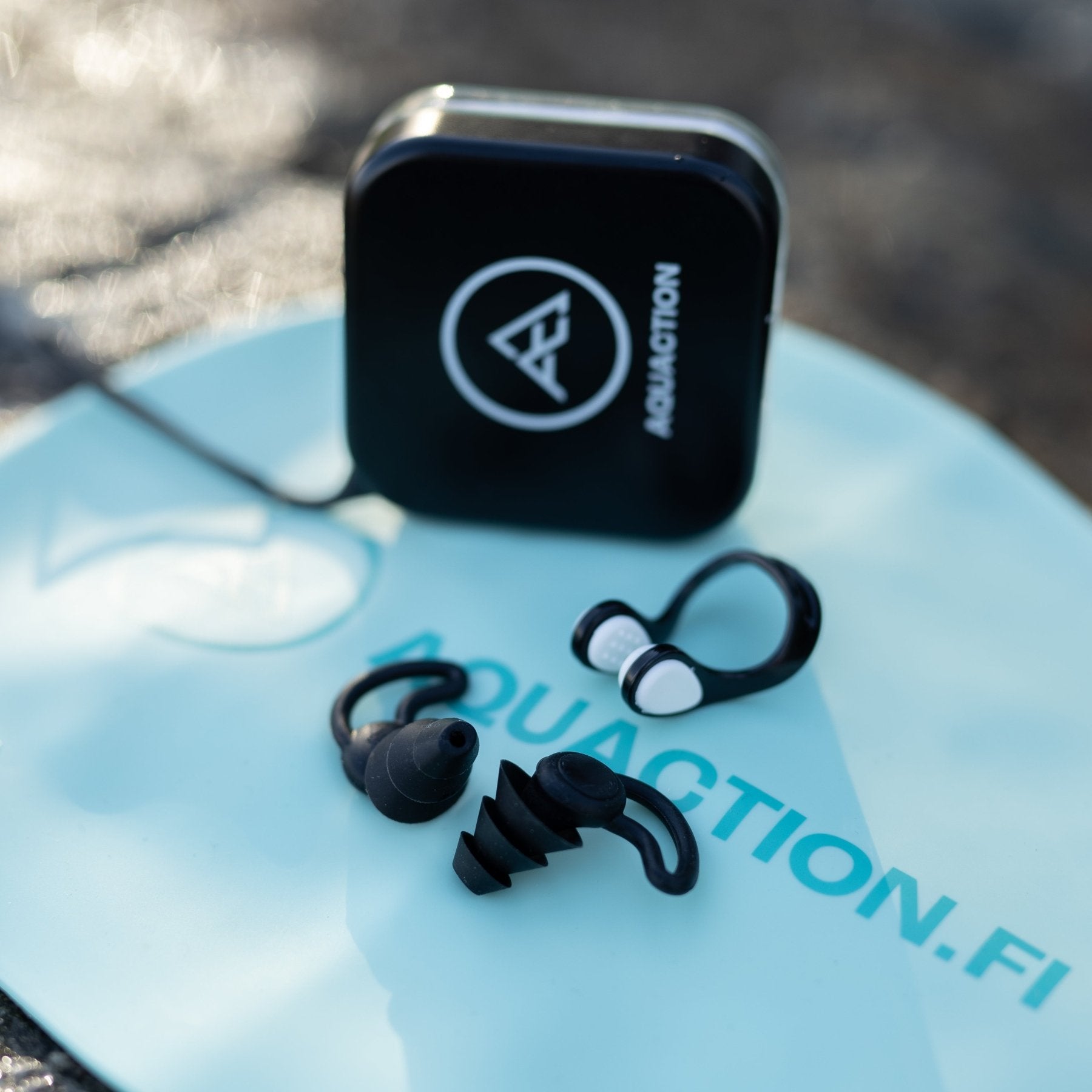 Aqua nenäklipsu ja korvatulppa - settiAquaction