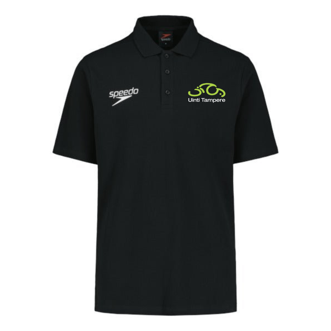 Unisex Polo Shirt Cotton pique, musta - Uinti TampereUinti Tampere