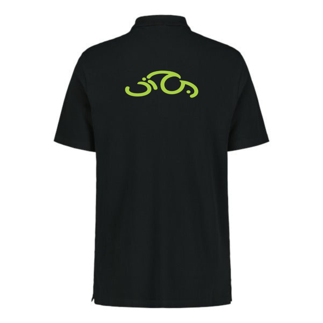 Unisex Polo Shirt Cotton pique, musta - Uinti TampereUinti Tampere