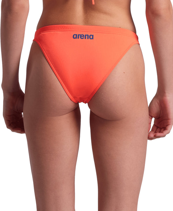 Team Swim Bottom Solid bikinitrosa för kvinnor, korall