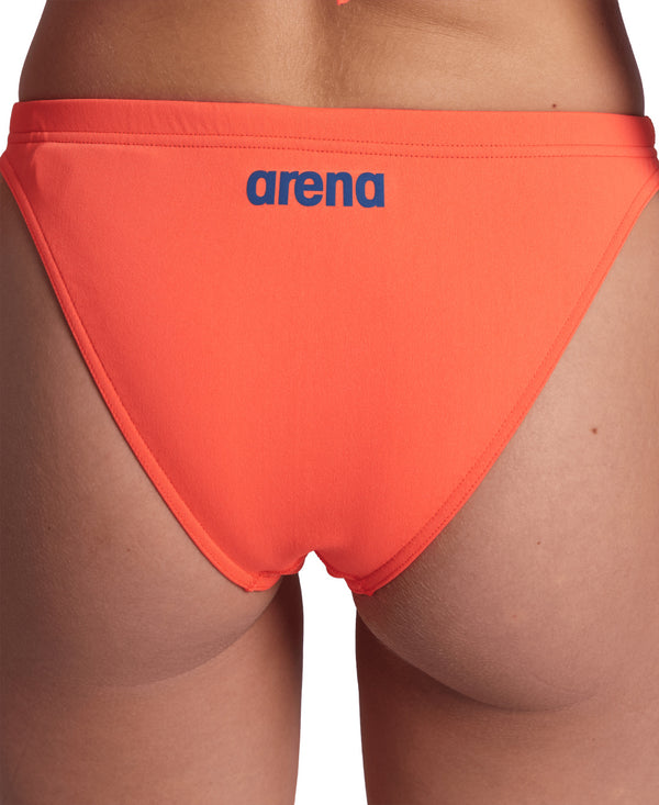 Team Swim Bottom Solid bikinitrosa för kvinnor, korall