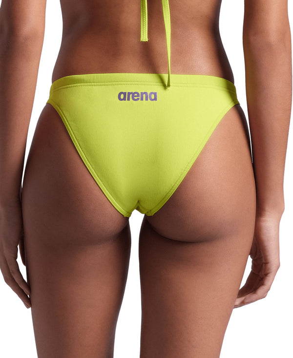 Team Swim Bottom Solid bikinitrosa för kvinnor, neongul