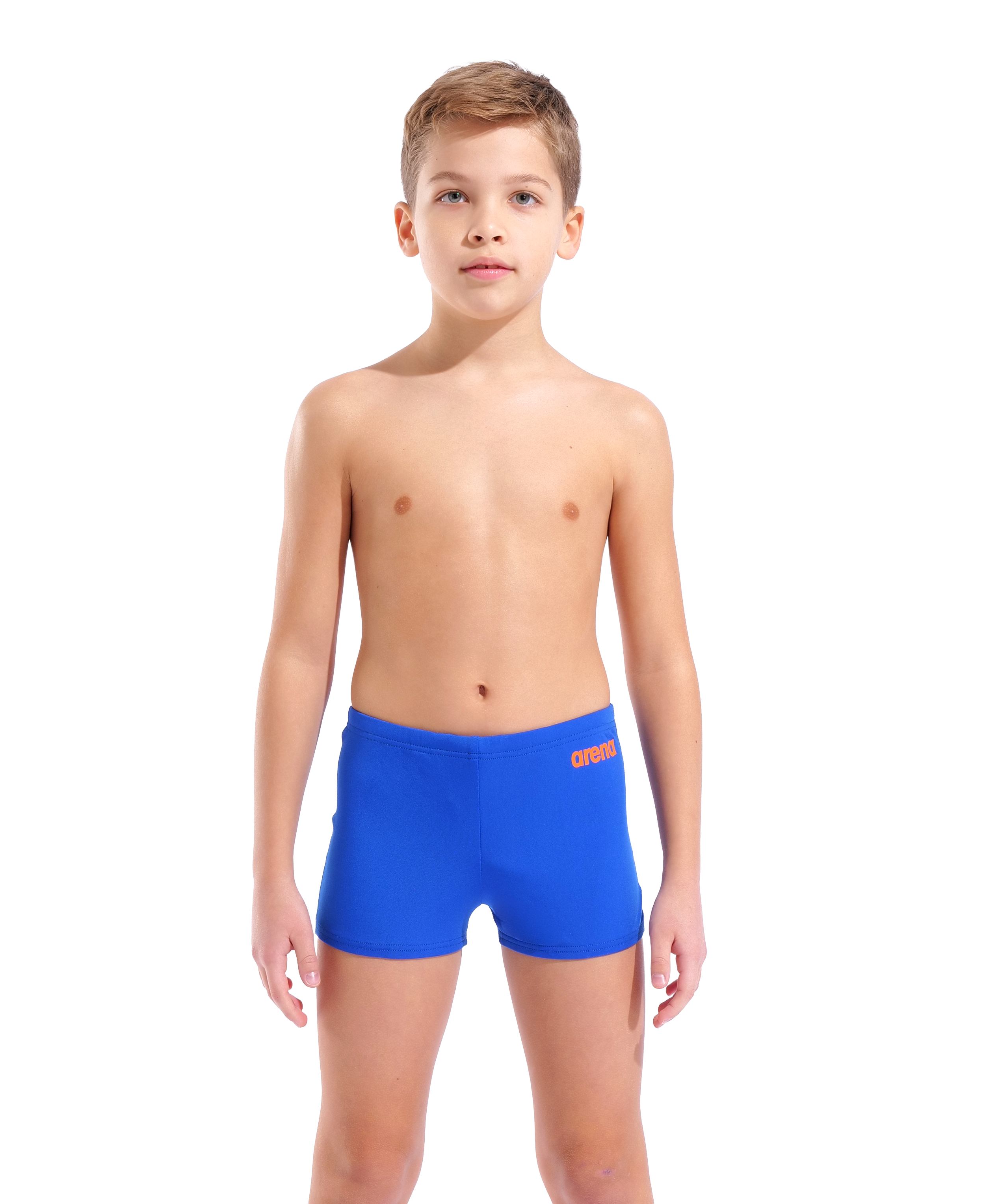 Team Swim Short Solid poikien uimahousut, neon sininen