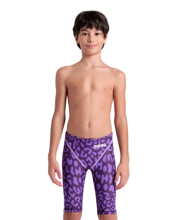 St Next Le Jammer Jr Boys Racing Suit, Leopard Skin Violet