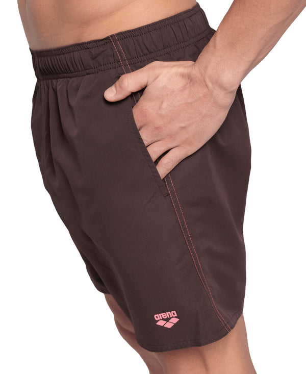 Fundamentals Boxer R badshorts för män, brun