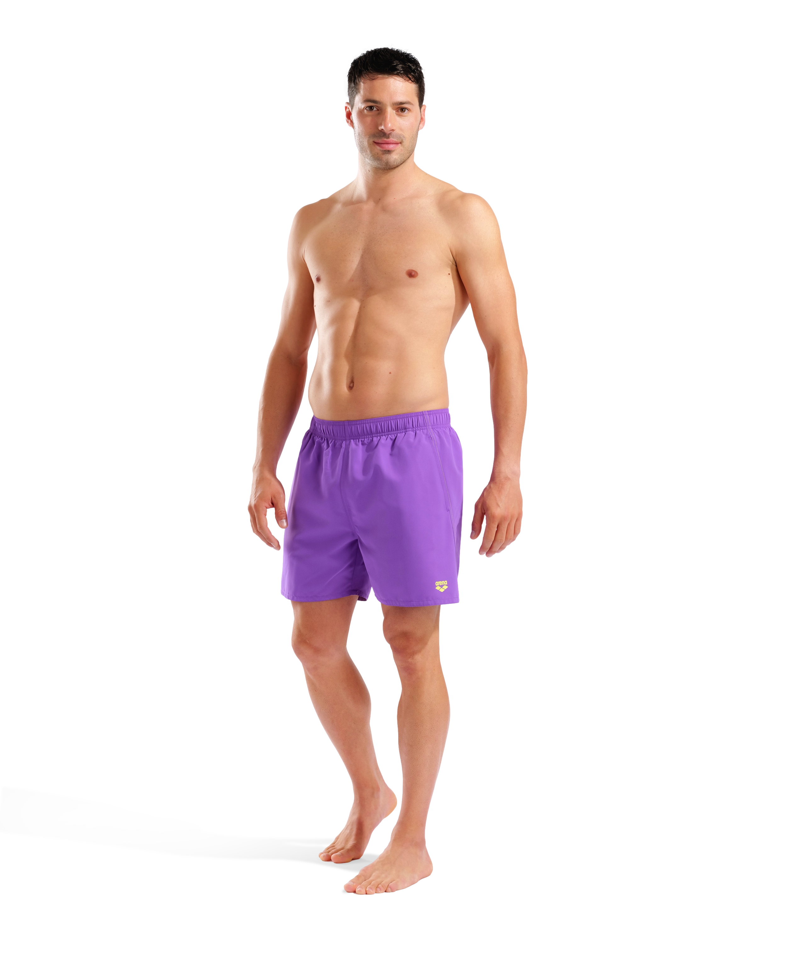 Fundamentals Boxer R  miesten uimashortsit, violetti-keltainen