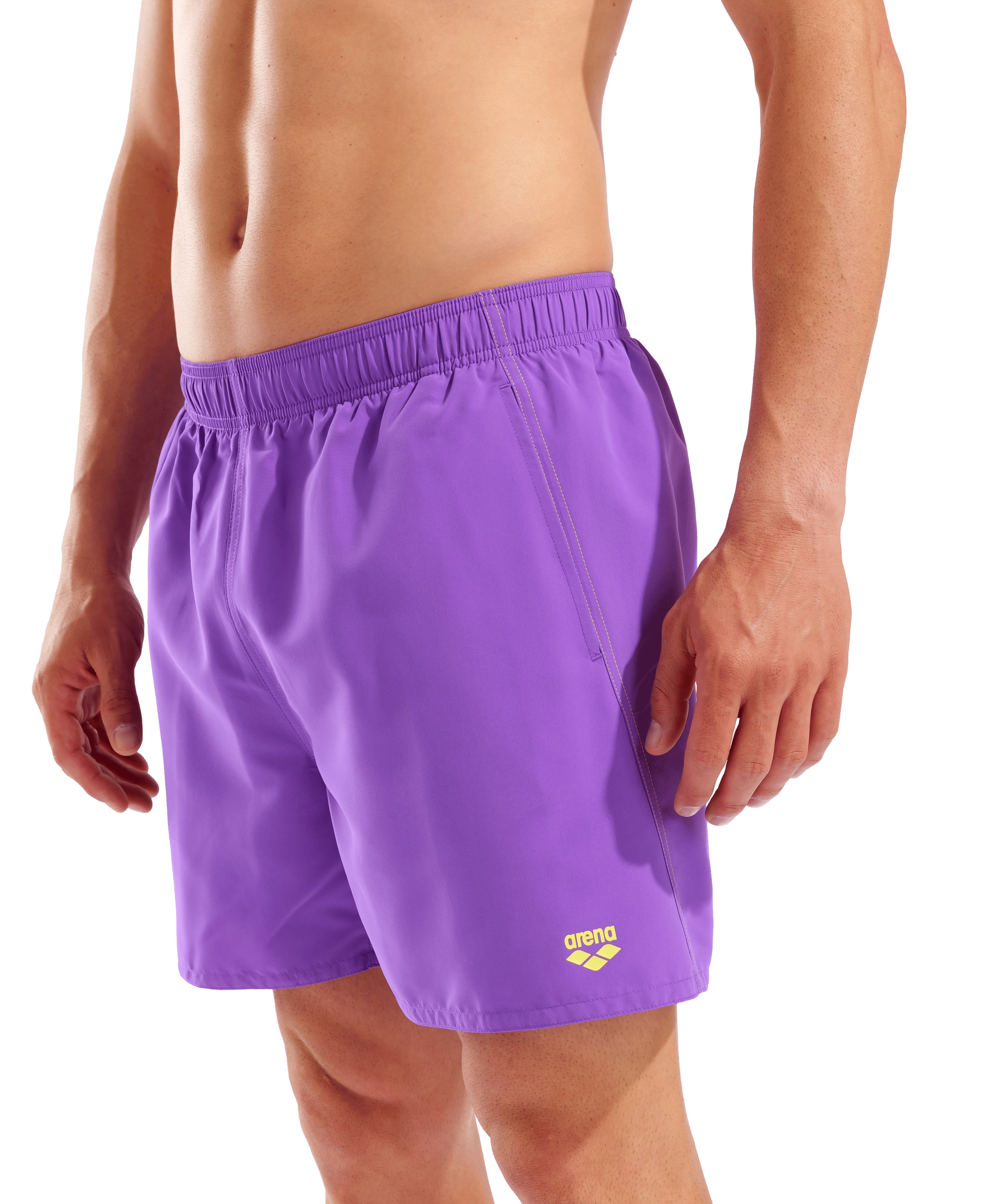 Fundamentals Boxer R  miesten uimashortsit, violetti-keltainen