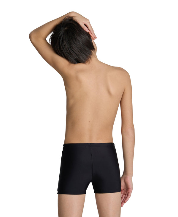 Kikko V Swim Short Grafisk badbyxa för pojkar, svart-vit