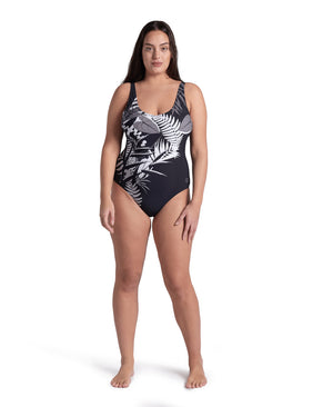 Lucy Lighcross Plus Size Dambaddräkt, svart