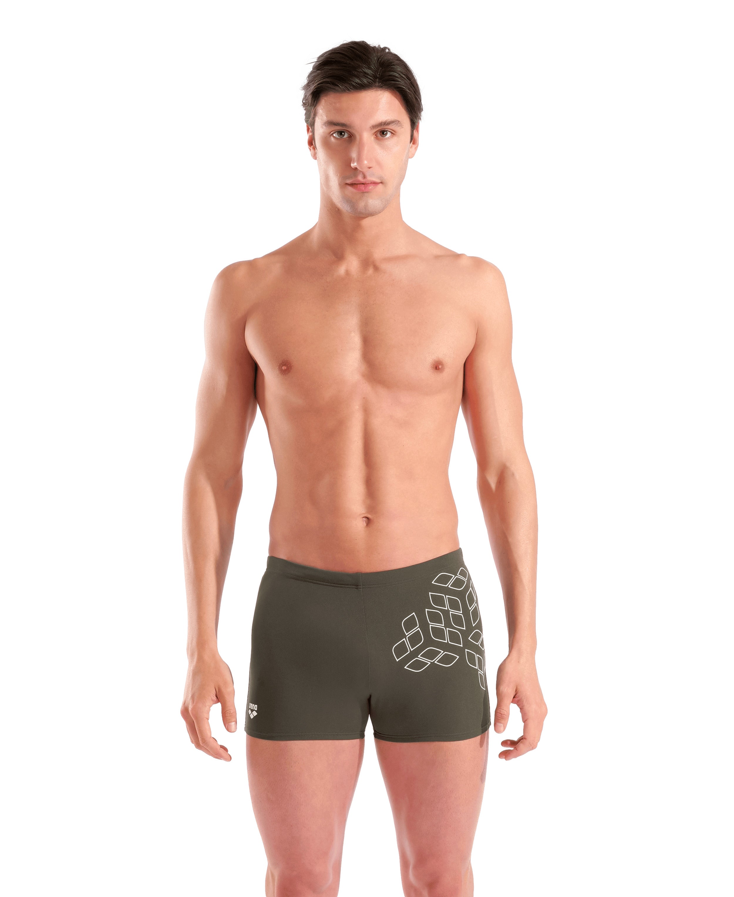 Kikko Graphic Swim Short men's swimming trunks, green
