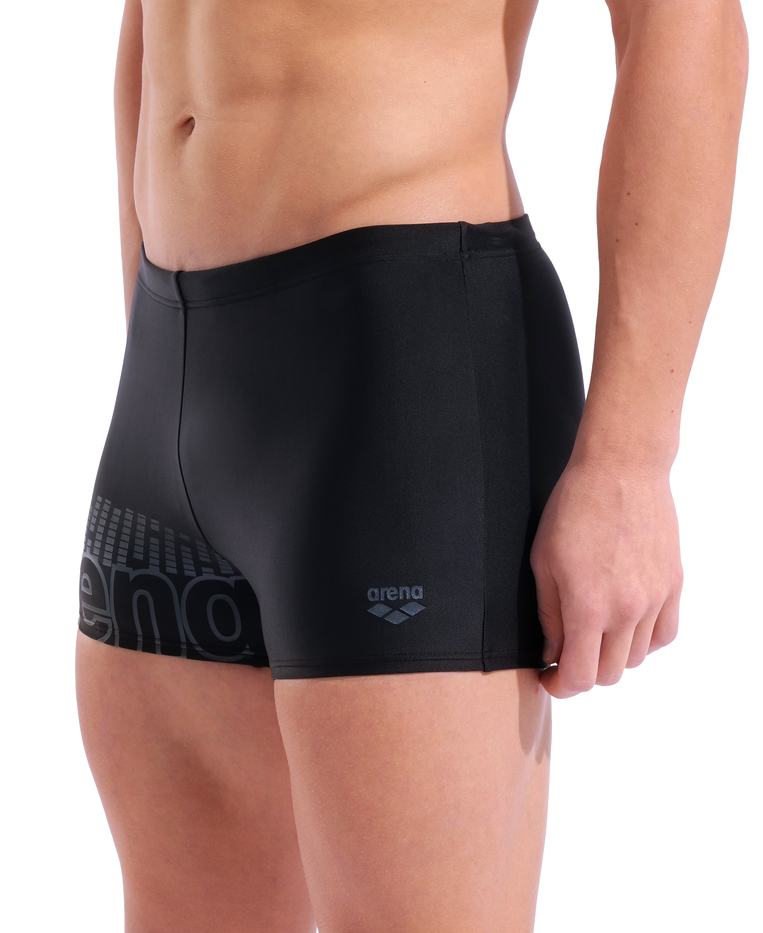 Playful Swim Short miesten uimashortsit, musta