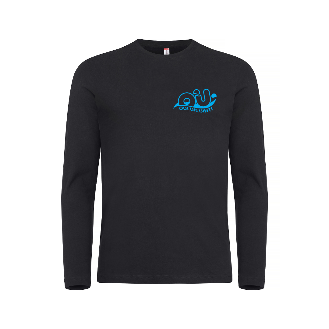 Herr Basic-T L/S långärmad tröja, svart - Oulu Simning