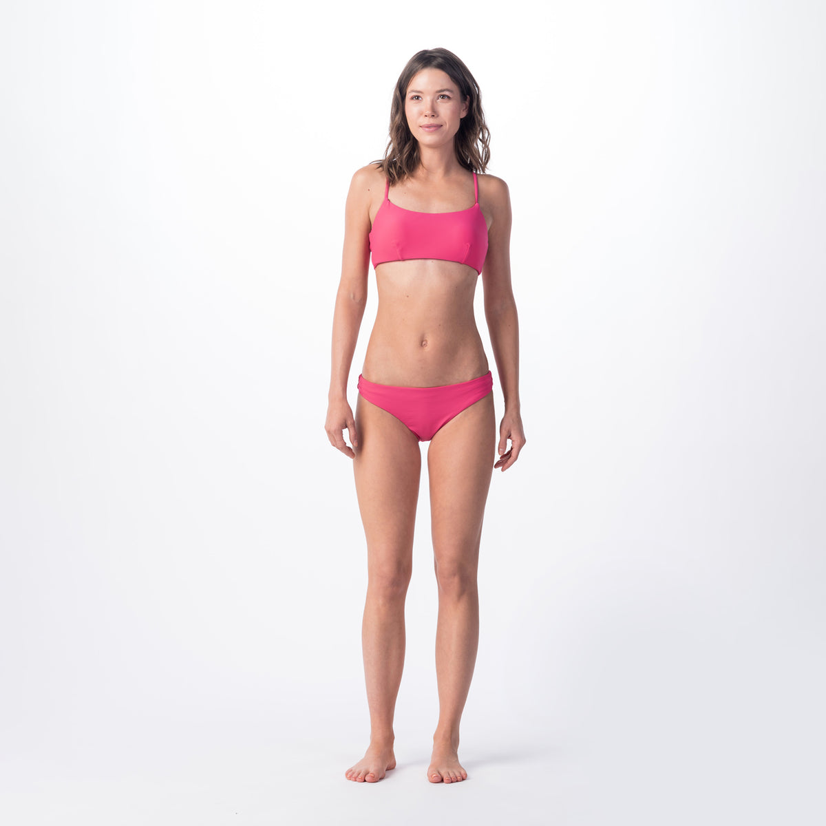 Norte naisten bikiniyläosa, vadelmanpunainen
