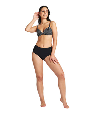 Clara Two Pieces Dambikini, Svart