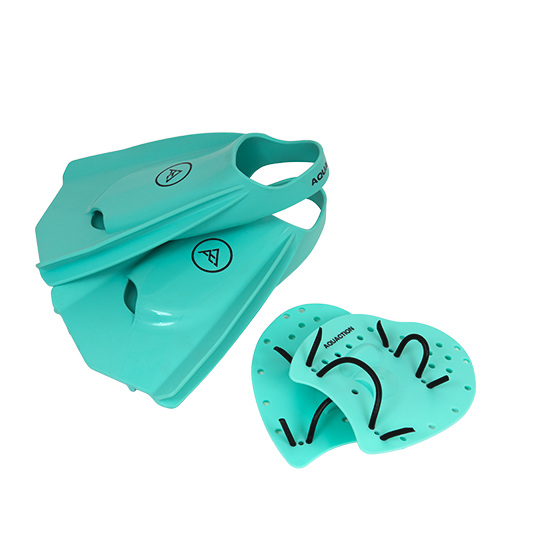 Aquaction must haves - Aquafin swimming fins &amp; Aqua Paddle paddles