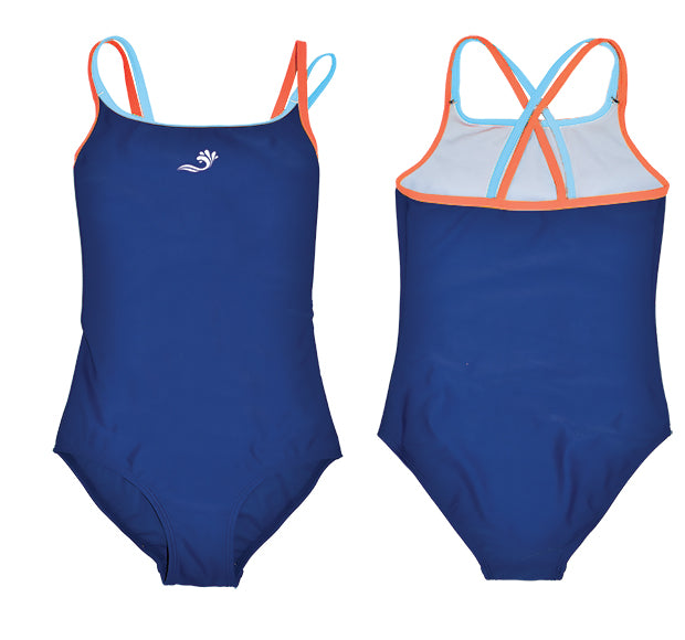 Essential Sports Costume tyttöjen uimapuku, sininen