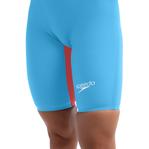 Fastskin LZR Pure Valor 2.0 Openback Kneeskin tävlingsdräkt för kvinnor, ljusblå