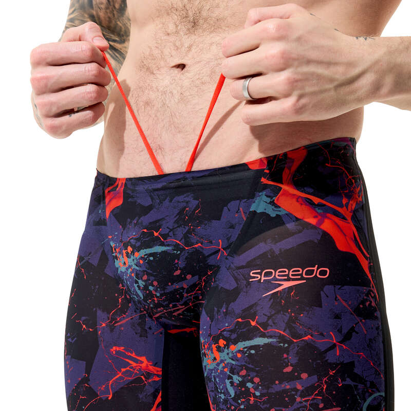 Fastskin LZR Pure Valor 2.0 Printed Jammer miesten kilpapuku, musta-punainen