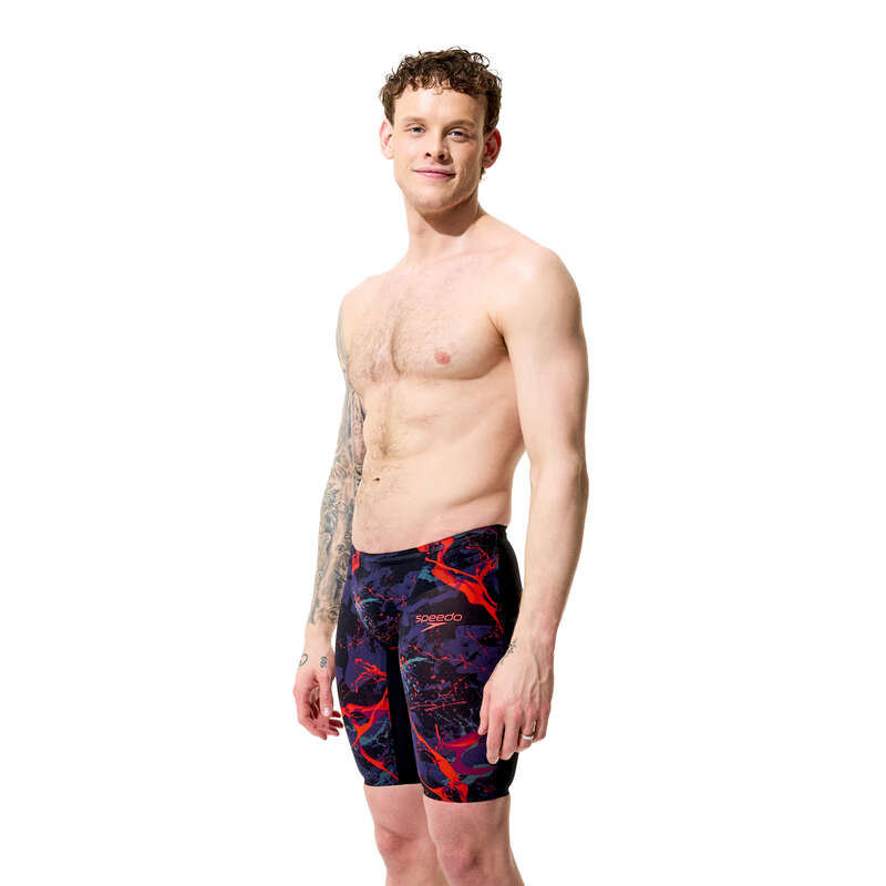 Fastskin LZR Pure Valor 2.0 Printed Jammer miesten kilpapuku, musta-punainen