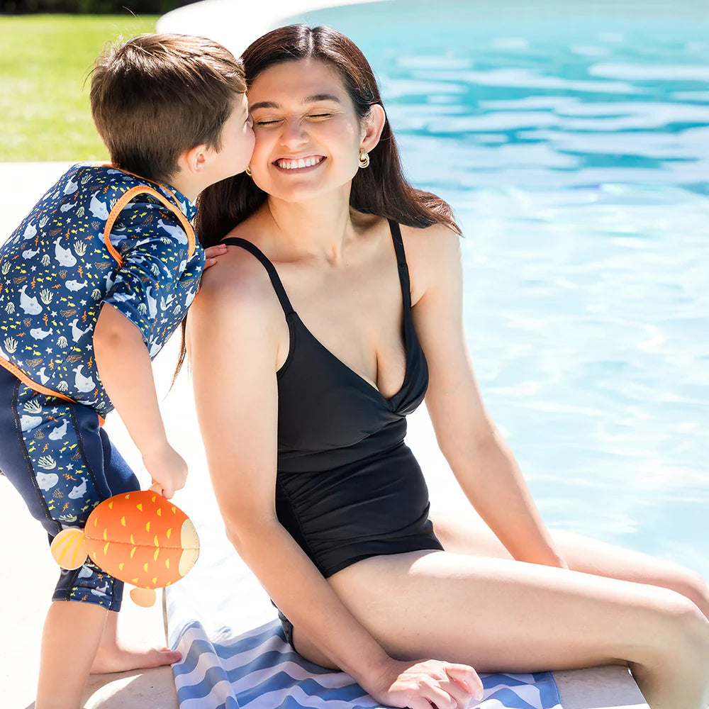 Splash Tummy Control naisten uimapuku, musta
