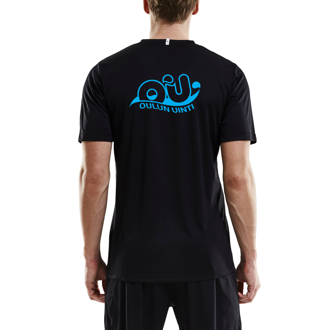 Herr Squad Go Jersey T-shirt - Oulu simning + namntryck