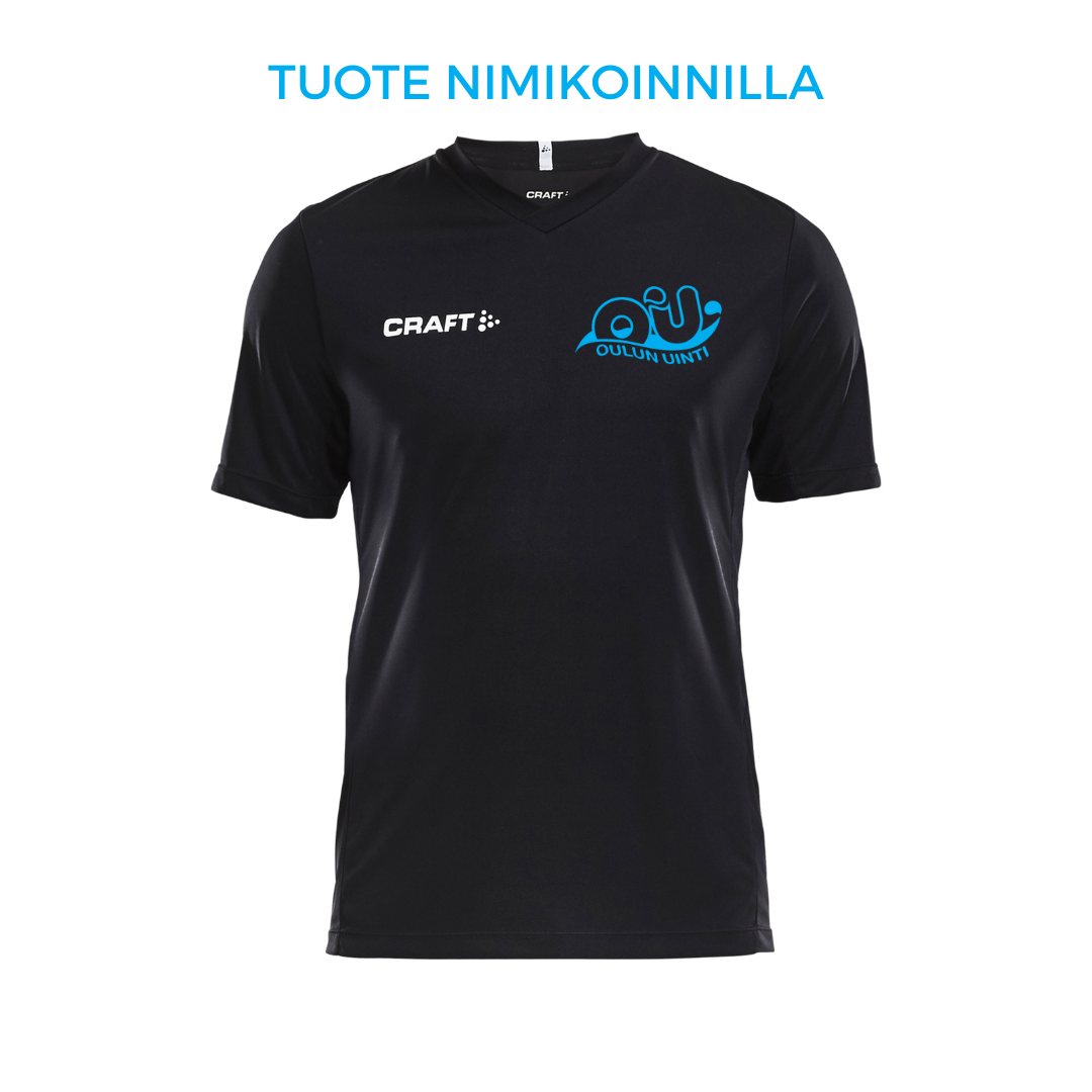 Herr Squad Go Jersey T-shirt - Oulu simning + namntryck