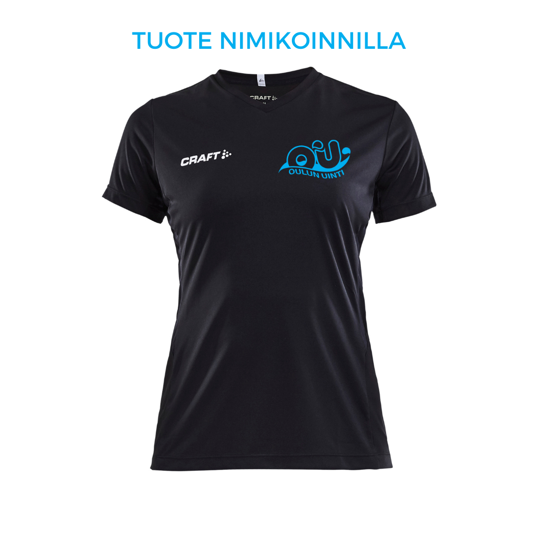 Women's Squad Go Jersey T-shirt - Oulun Uinti + namntryck