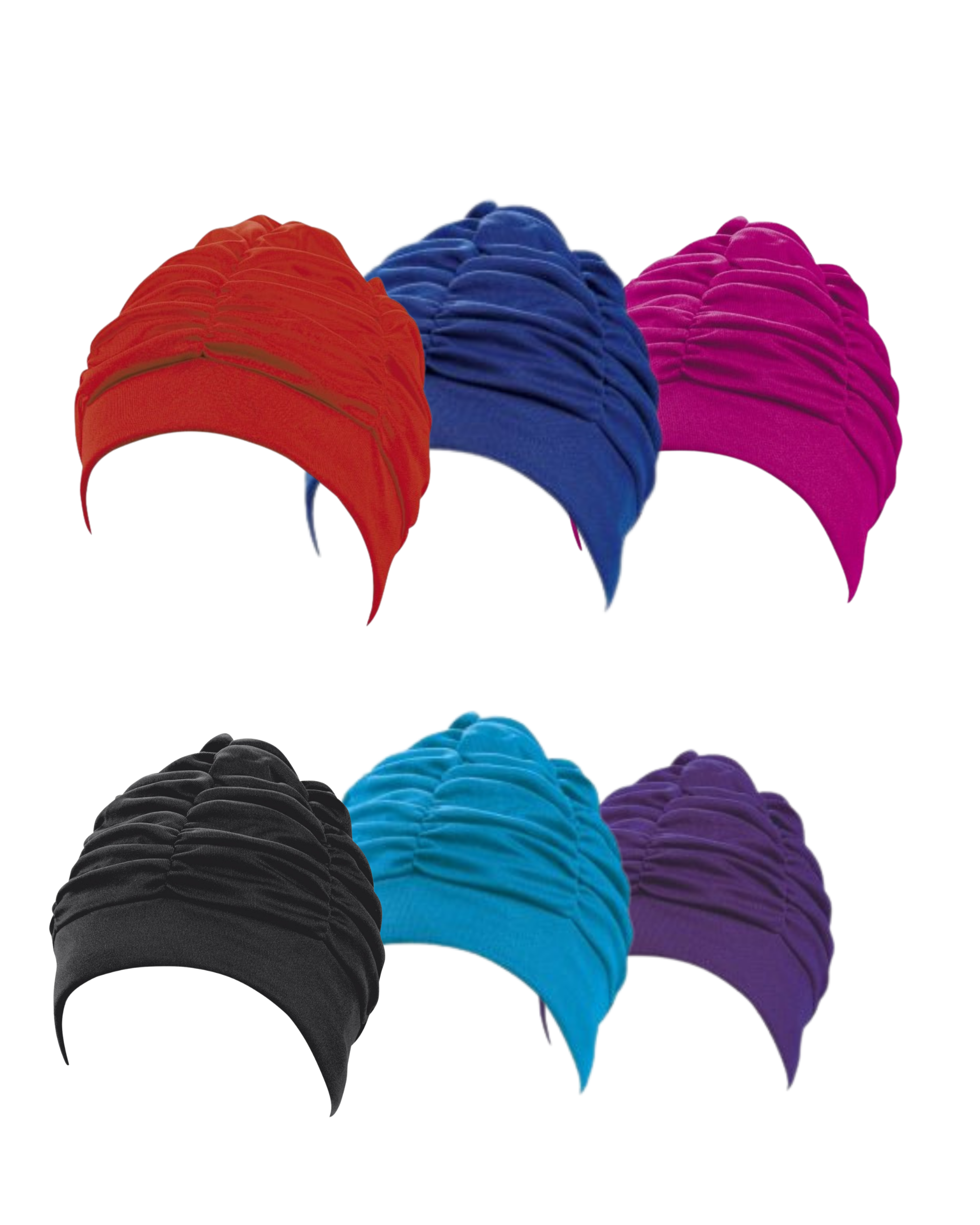 Women's swim cap, fabric 