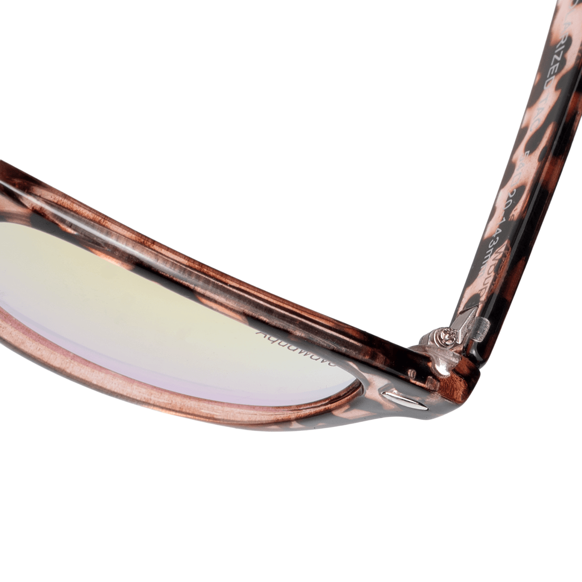 Abidu aurinkolasit, pinkki leopardikuosi