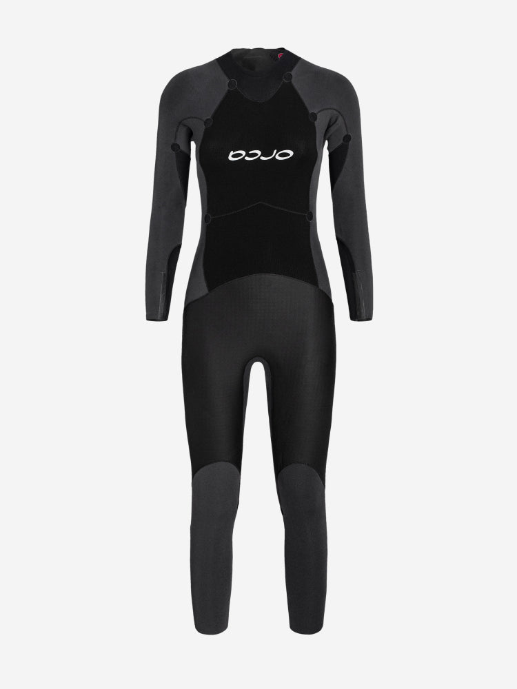 Apex Float V2 naisten märkäpuku, materiaalin rakenne lähikuvassa - Orca