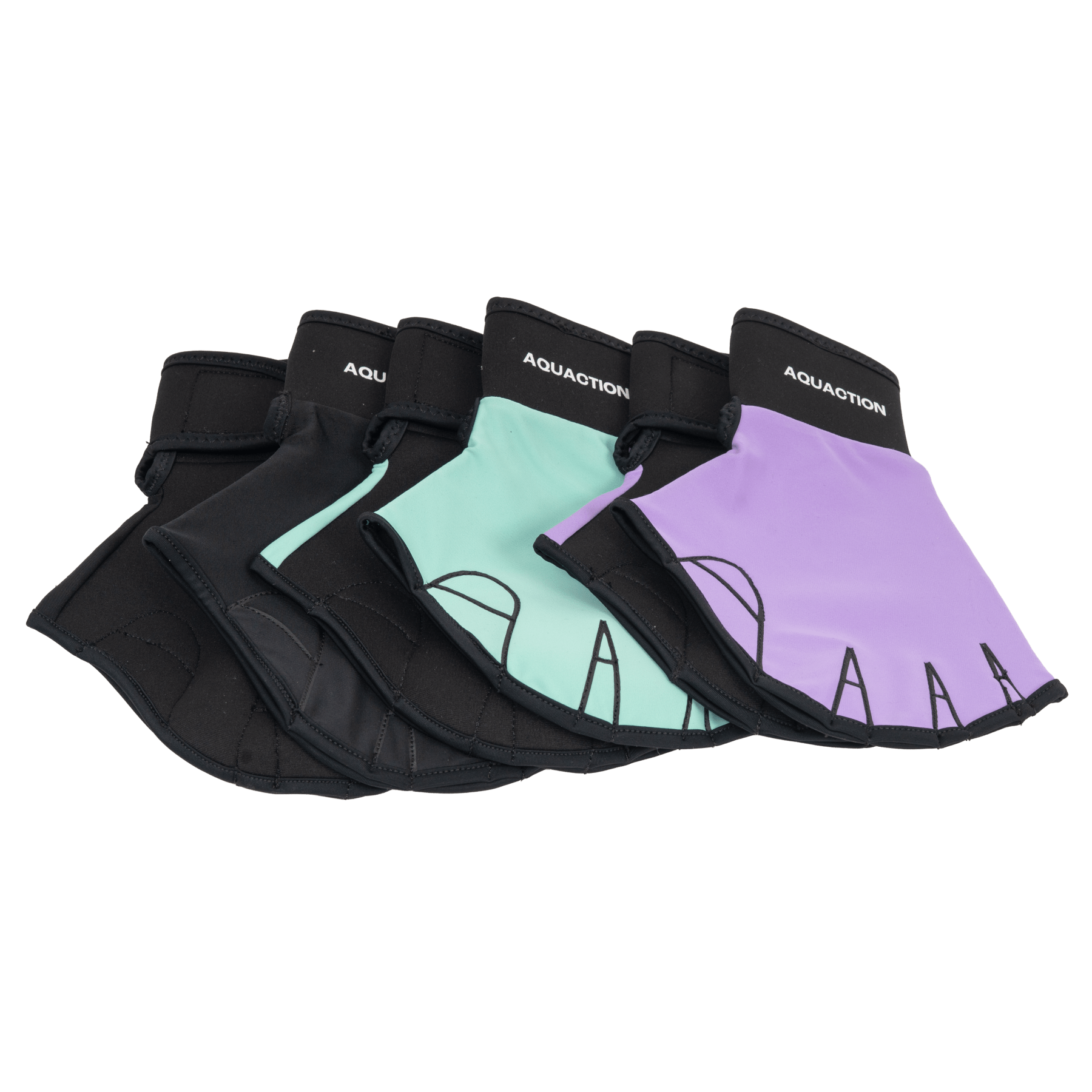 Vesijuoksuhanskat vesijuoksuharjoittelun tehostamiseen kolme väriä. 