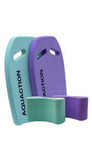 Aquaction foam - paketti - Aqua Kickboard 2.0 uimalauta käsiaukoilla & Aqua Pull Buoy uintipullariAquaction