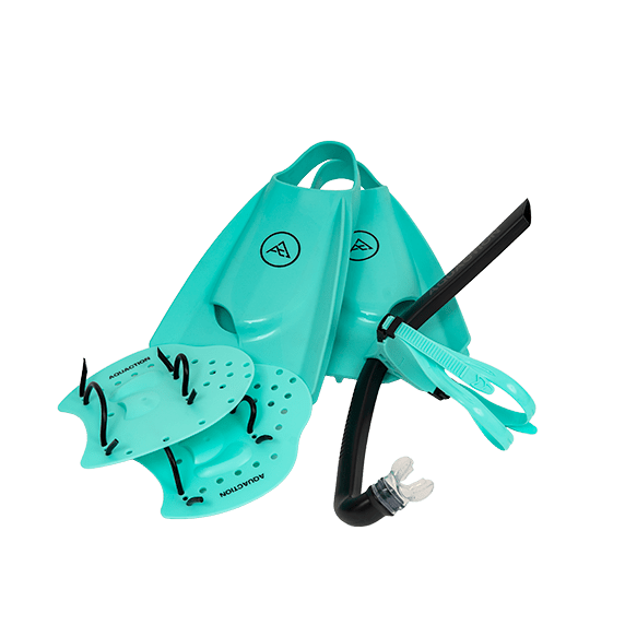 Aquaction tuotepaketti - räpylät, lättärit & keskisnorkkeliAquaction.fi