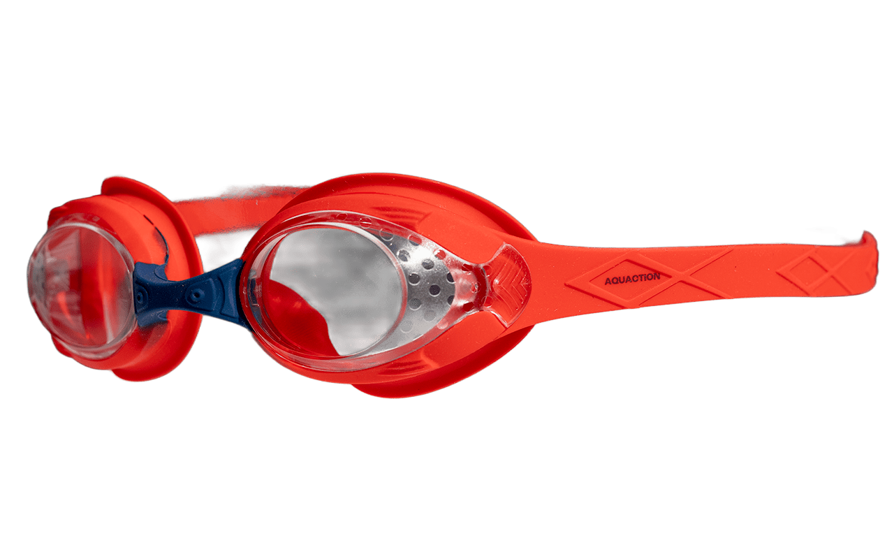 AquaKids lasten uimalasit, puna - sininenAquaction