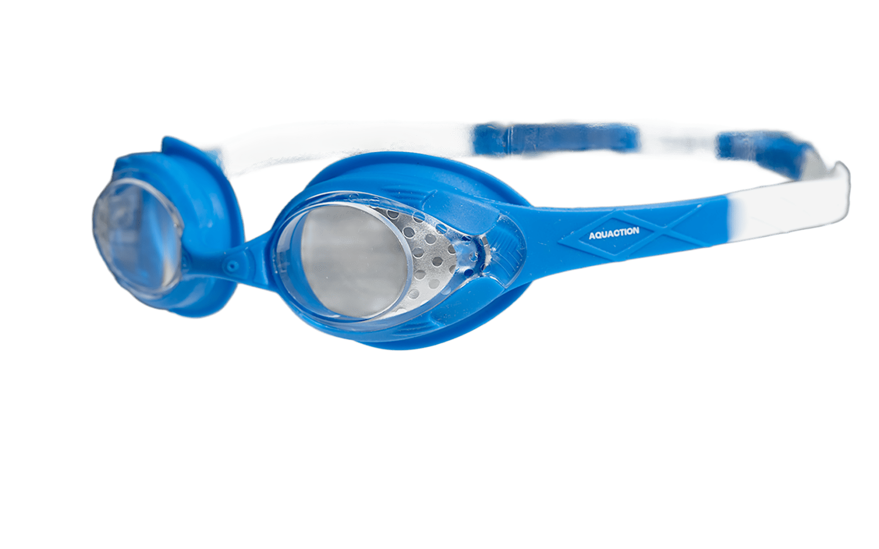 AquaKids lasten uimalasit, sini - valkoinenAquaction