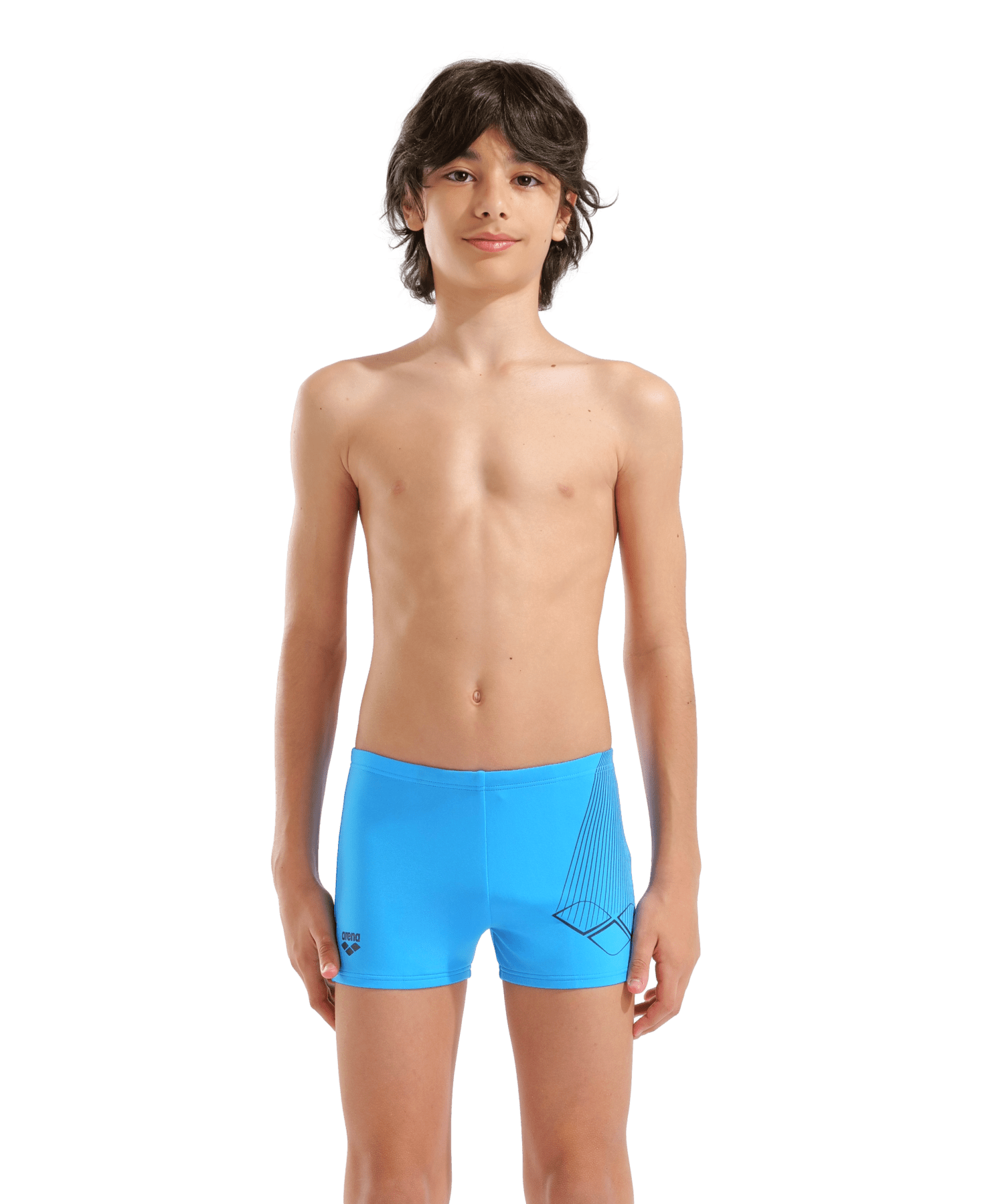 Arena Bright Swim Short poikien uimahousut, turkoosi - navyArena