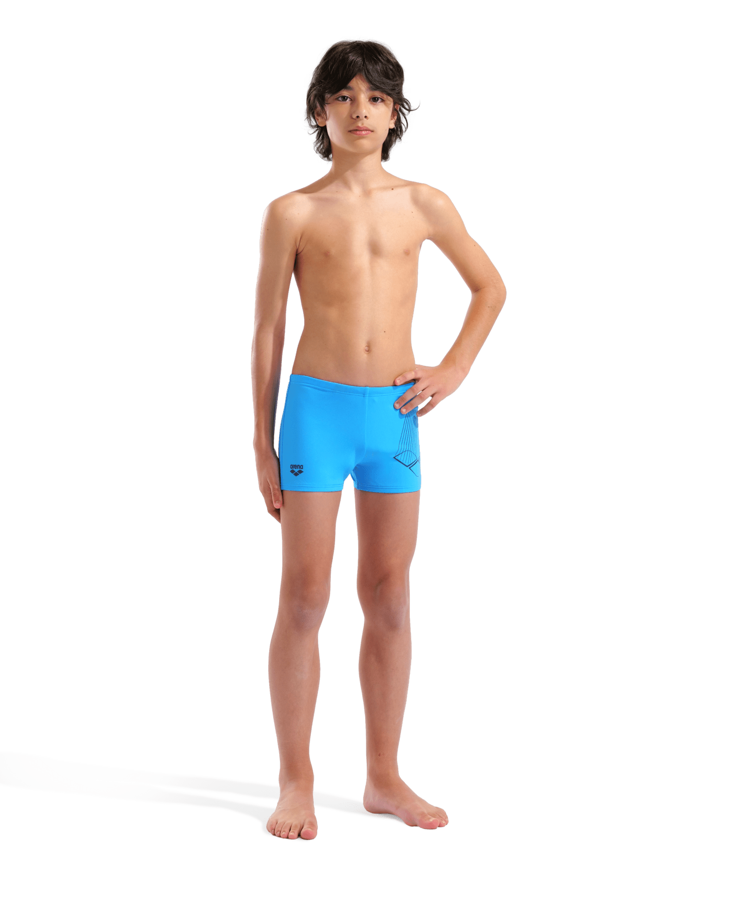 Arena Bright Swim Short poikien uimahousut, turkoosi - navyArena