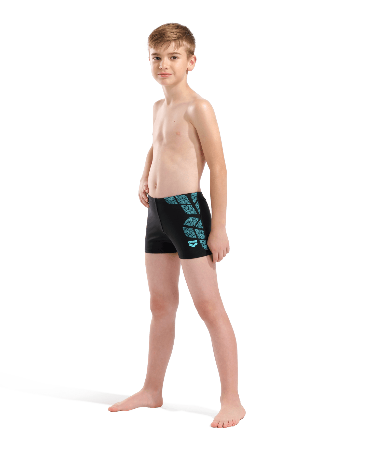 Arena Kikko Swim Short poikien uimahousut, musta - sininenArena