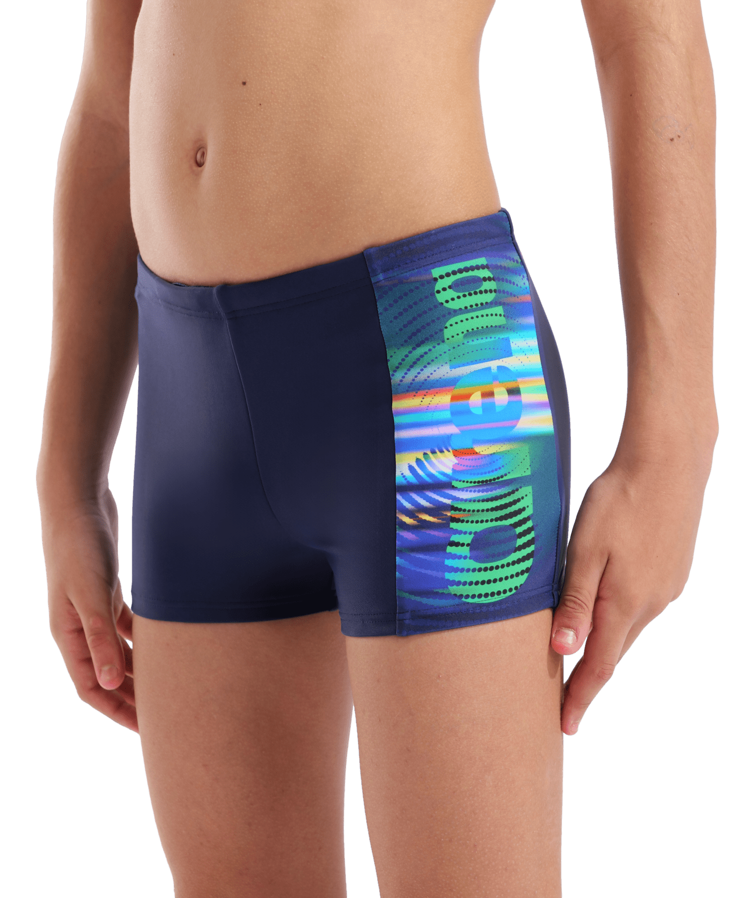 Arena Lit Logo Swim Short Poikien Uimahousut, Navy - VärikäsArena
