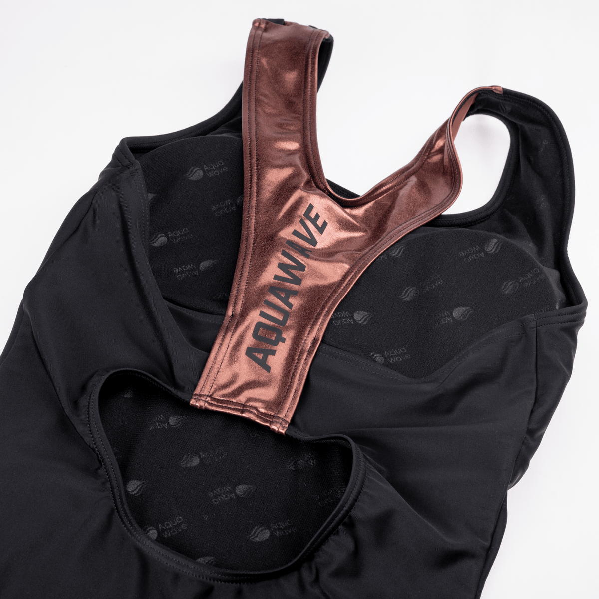 Asma naisten uimapuku, musta-mokkaglitter