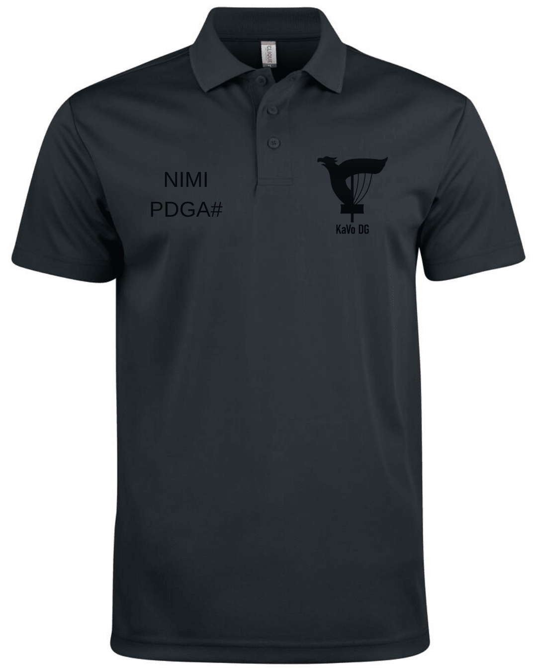 Basic Active Polo musta - KAVO DGKAVO