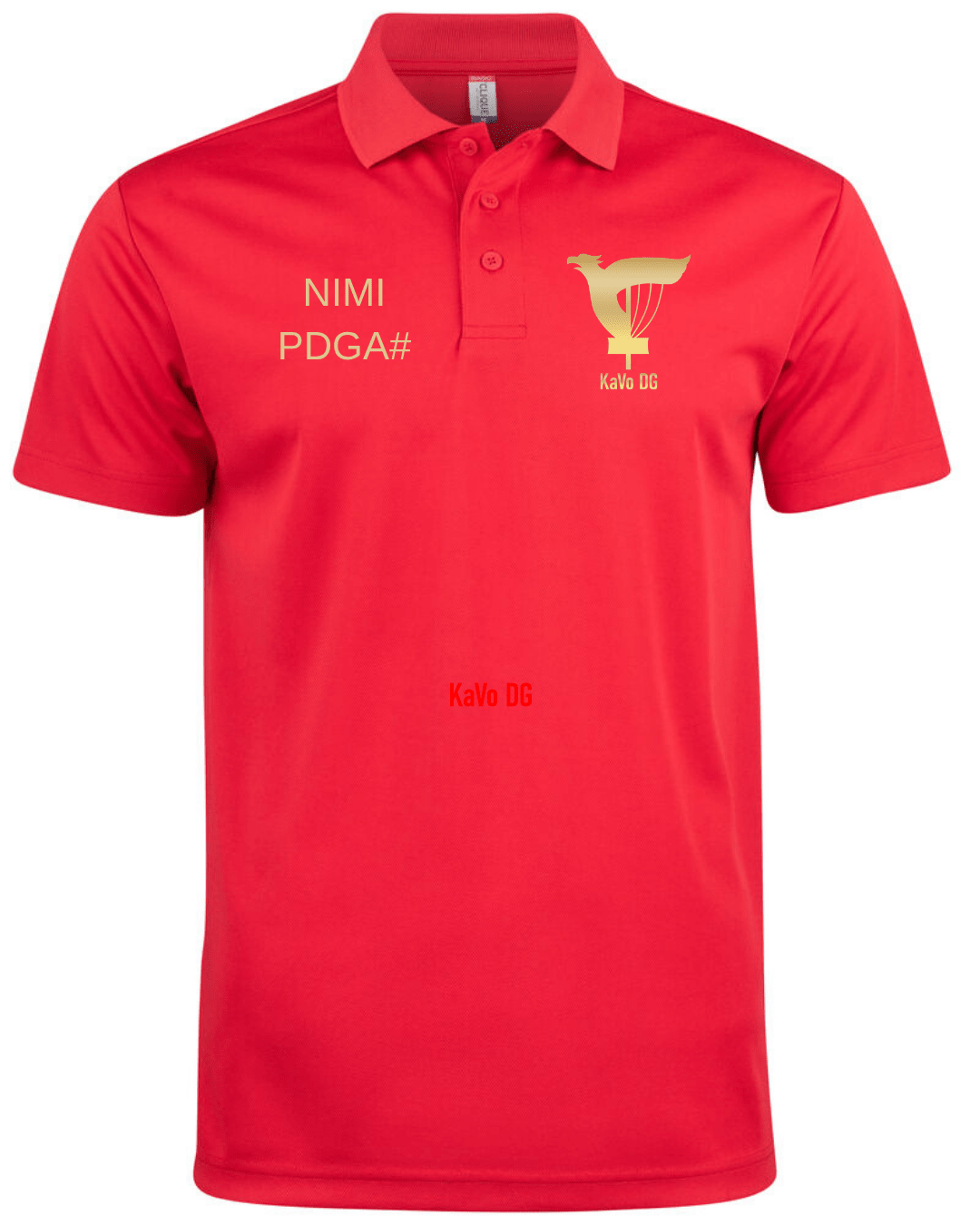 Basic Active Polo punainen - KAVO DGKAVO