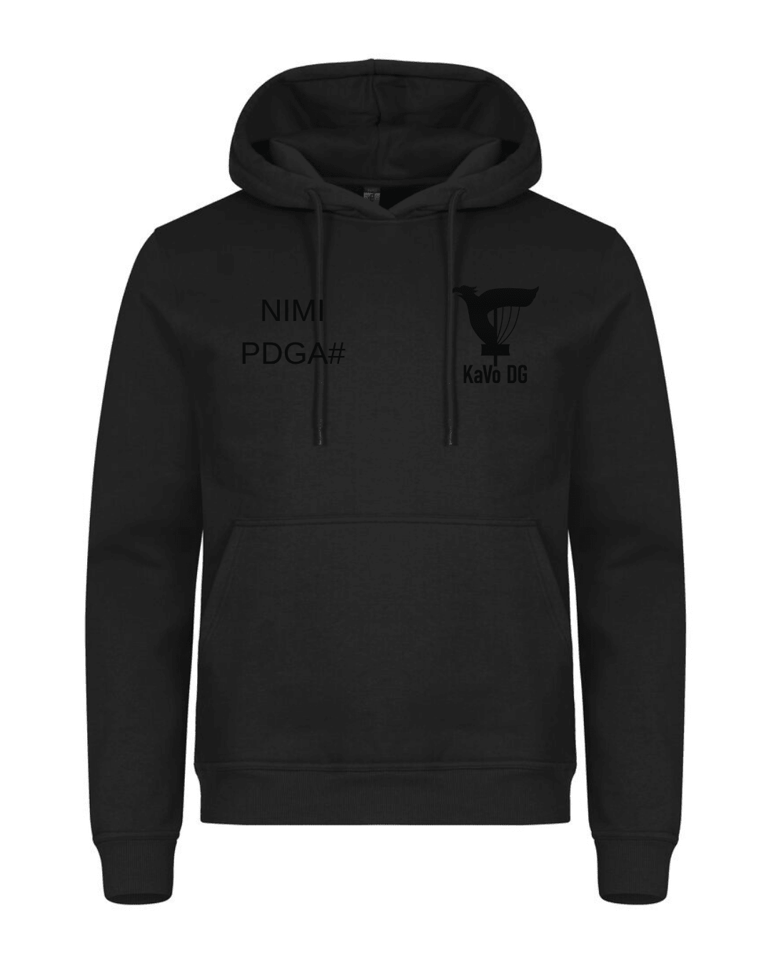 Basic Hoody musta - KAVO DGKAVO