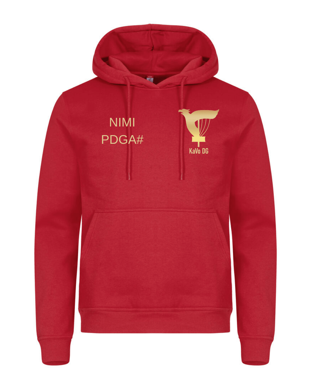 Basic Hoody punainen - KAVO DGKAVO