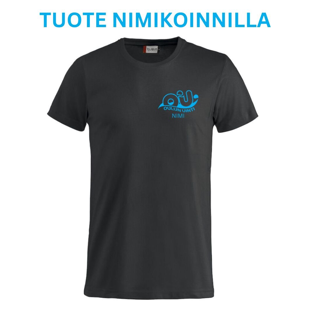 Basic - T Black M - Oulun uinti + nimipainatusOulun uinti