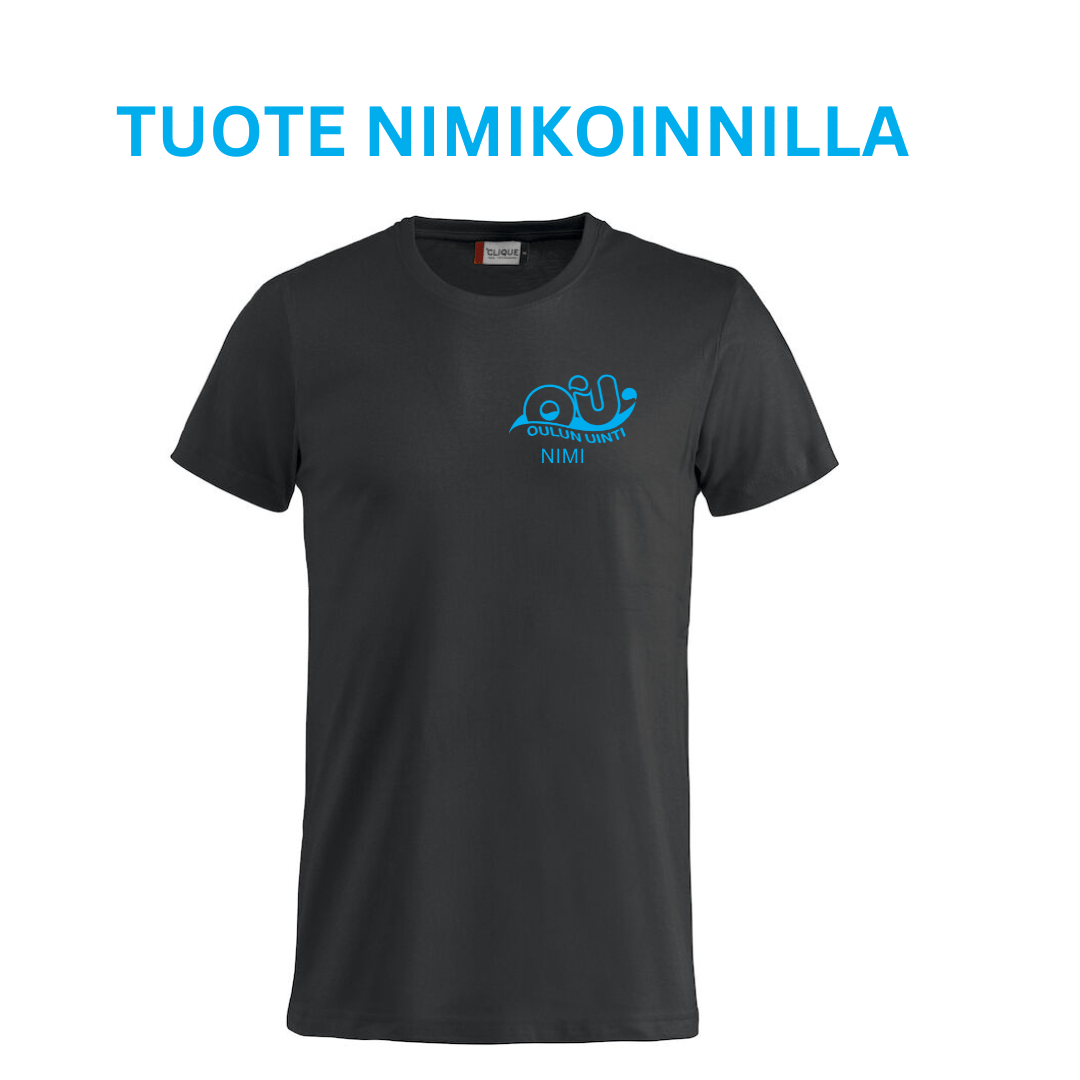 BASIC - T JUNIOR Black - Oulun uinti + nimipainatusOulun uinti