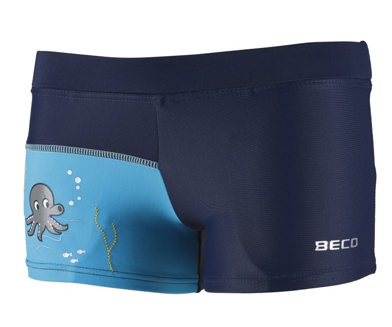 Beco poikien siniset uimahousut mustekalakuvioinnilla – koot 98–116 cm