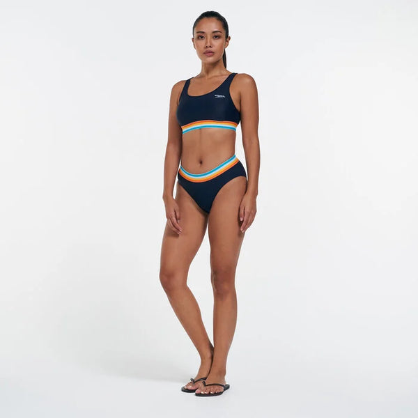 Solid U-Back Dambikini, svart