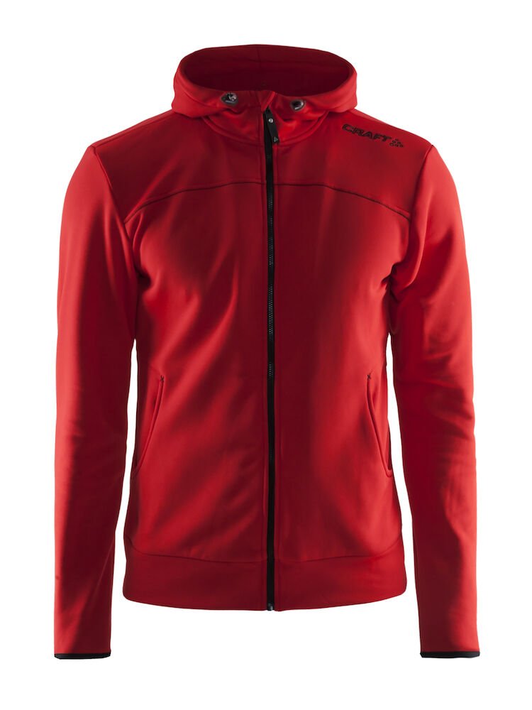 Craft Leisure Full Zip Vetoketjullinen huppari bright red MCraft